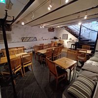 Interior, downstairs at Legume in Uppsala