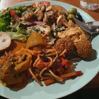 Lunch buffet at Legume in Uppsala