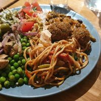 Lunch buffet at Legume in Uppsala