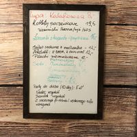 Unfortunately menu only in polish (understandable) and with no mention what is vegan   at Wegechatka in Cieszyn