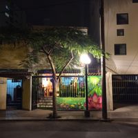 Outisde El Jardin at El Jardín de Jazmín in Lima