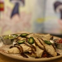 Wraps with veggies   at El Jardín de Jazmín in Lima