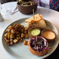Wild burger  at El Jardín de Jazmín in Lima