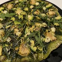 Vegan pizzaa  at El Jardín de Jazmín in Lima