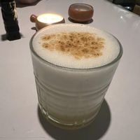 Vegan Pisco sour   at El Jardín de Jazmín in Lima