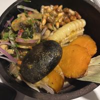 smoked ceviche   at El Jardín de Jazmín in Lima