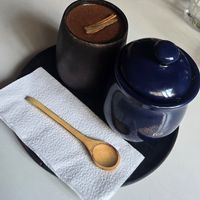 Medicinal cacao at El Jardín de Jazmín in Lima