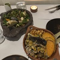 Pachamanca y ceviche  at El Jardín de Jazmín in Lima
