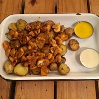 Hot Champipapas at El Jardín de Jazmín in Lima