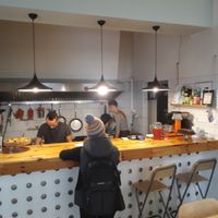 Watch the chefs as they cook at Zyzna in Wroclaw