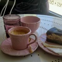 snickers cake! at NomNom Vegan Bakery in Vienna