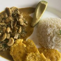 Vegan encocado   at Mishqui Quinde Sweet Hummingbird in Mindo