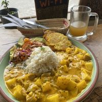 vegan guatita  at Mishqui Quinde Sweet Hummingbird in Mindo