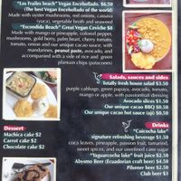 Menu 2 at Mishqui Quinde Sweet Hummingbird in Mindo