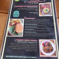 Menu April 2025  at Mishqui Quinde Sweet Hummingbird in Mindo