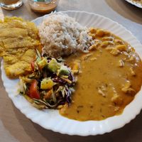 Peanut curry thing at Mishqui Quinde Sweet Hummingbird in Mindo