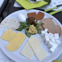Cheese/ charcuterie plate  at Universo Vegano in Florence