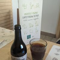 Yes, they have vegan beer 🍺 at Universo Vegano in Florence