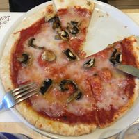 Porcini Mushroom Veghizza  at Universo Vegano in Florence