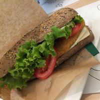 Vegan ciop at Universo Vegano in Florence