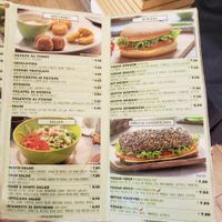 English menu 3/4 at Universo Vegano in Florence