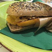 Hotdog at Universo Vegano in Florence