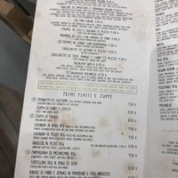 Menu at Universo Vegano in Florence