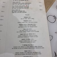 Menu at Universo Vegano in Florence