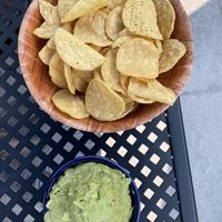 Guacamole & chips! at Laughing Planet Cafe in Bend