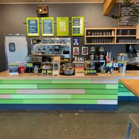 Counter at Laughing Planet Cafe in Bend