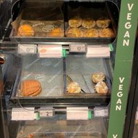 Vegan baked goods - a lot were sold out as it was quite late when I visited  at K-Supermarket Postitalo in Helsinki