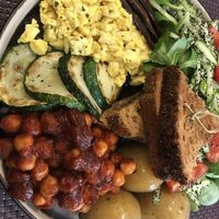 Breakfast xxx at Bhajan Cafe in Riga