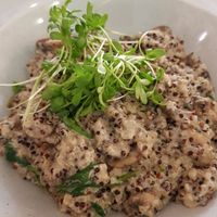 Quinoa risotto: SIMPLY PERFECT! at Bhajan Cafe in Riga