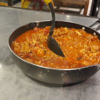 Delicious tomato curry at Im Jai - Veg Food Stall in Chiang Mai