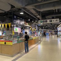 the food stall, downstairs   at Im Jai - Veg Food Stall in Chiang Mai