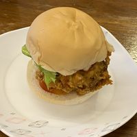 burger  at Im Jai - Veg Food Stall in Chiang Mai
