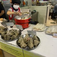 The fresh veggie rice rolls were delicious!   at Im Jai - Veg Food Stall in Chiang Mai