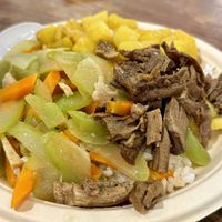 These mushrooms are soo delicious when prepared this way   at Im Jai - Veg Food Stall in Chiang Mai