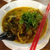 Khao Soi soup  at Im Jai - Veg Food Stall in Chiang Mai