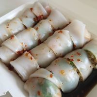 Fresh spring rolls at Im Jai - Veg Food Stall in Chiang Mai