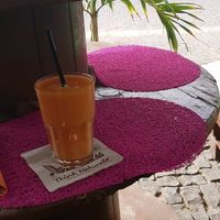 Wonderful smoothie at Cape Fruit in Santa Maria