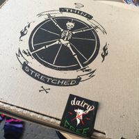 pizza box at Hell Pizza in Rotorua