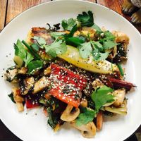 Potato rosti with mushrooms  at Little Seed by Firefly in Toowoomba