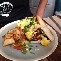 Cauliflower burger  at Little Seed by Firefly in Toowoomba