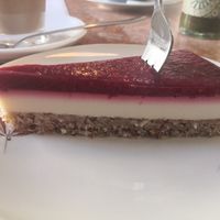 Raspberry cake at Huber in Freiburg
