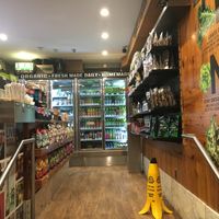 Inside venue at Juice Press - Soho in New York City