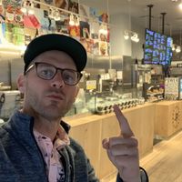 HundyP approves!  at Juice Press - Soho in New York City