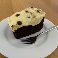 Chocolate cake at Guardhouse Cafe in Brixham