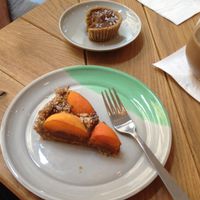 Apricot and lavender pie  at Naspolya Nassolda in Budapest