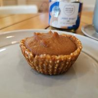 Salted caramel cupcake #Veganuary at Naspolya Nassolda in Budapest